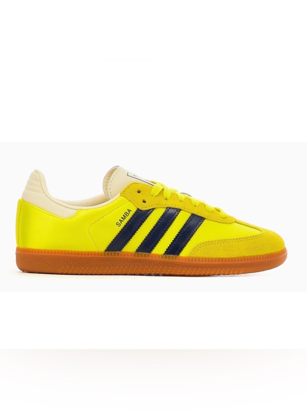 adidas Yellow and Black Samba-Style Low Top Sneakers